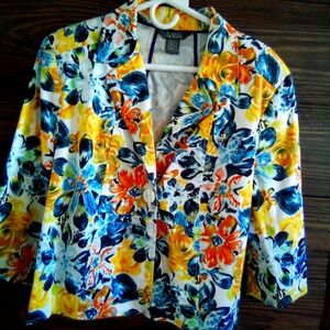 La Vita sz L cotton in spandex blend dress coat